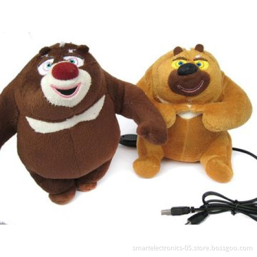 Dancing Bear USB Speaker, Plug-and-Play/2-year Warranty/Pretty Packing/Customized Requests Available